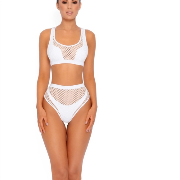 oh polly white swimsuit